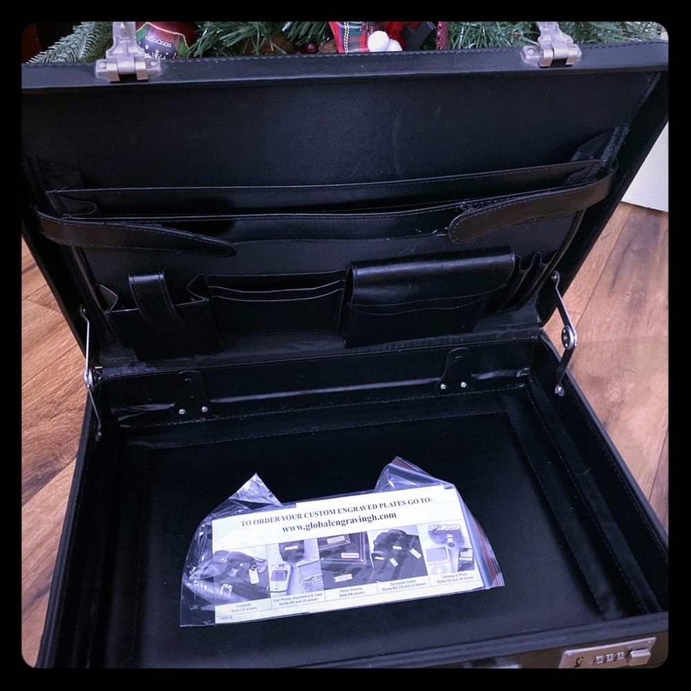 Leather briefcase